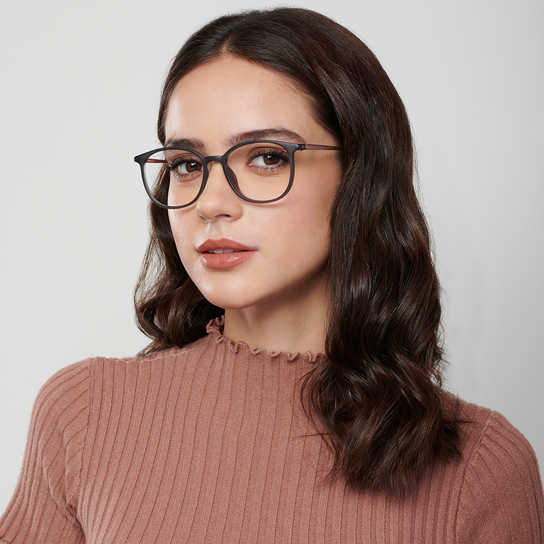 Lenskart Air Online Light Gray Full Rim Square right side