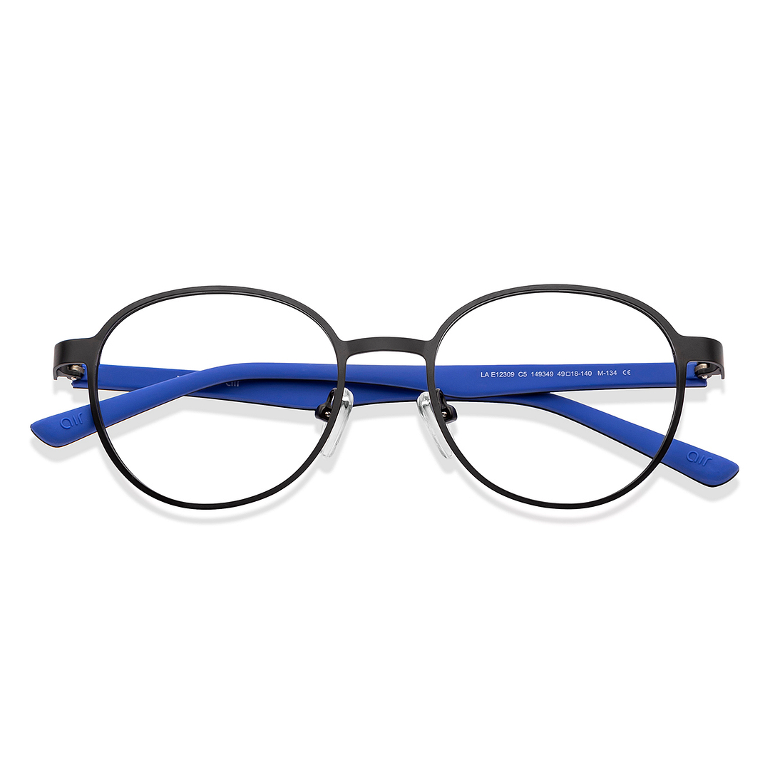 Lenskart Air Online Black Full Rim Round left side