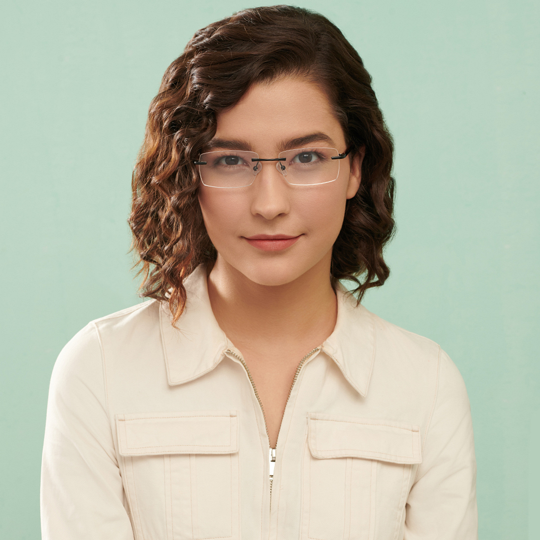 Lenskart Air Online Black Rimless Rectangle right side