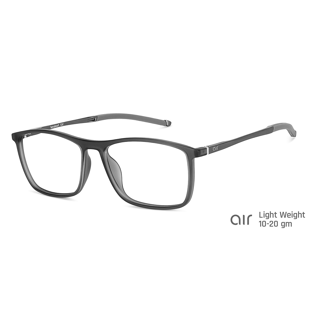 Lenskart Air Online Light Gray Full Rim Square right side