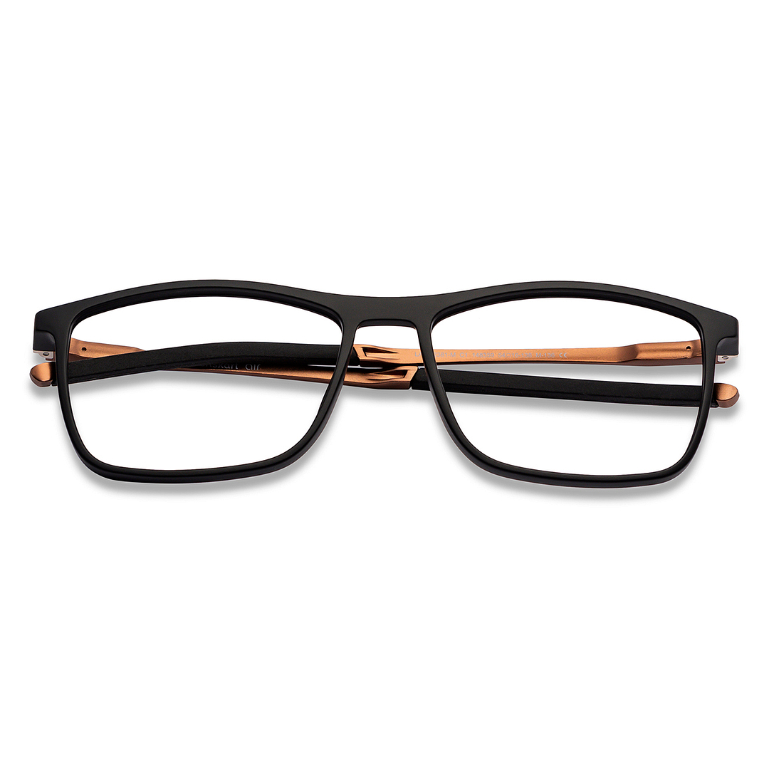 Lenskart Air Online Black Full Rim Rectangle left side