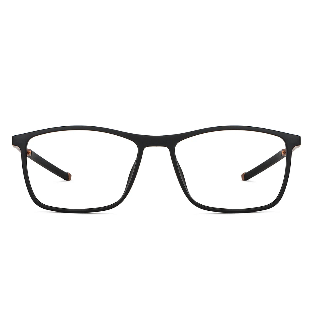 Lenskart Air Online Black Full Rim Rectangle left side