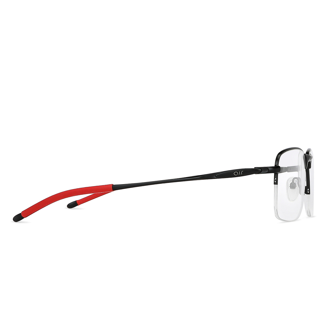 Lenskart Air Online Black Half Rim Rectangle left side