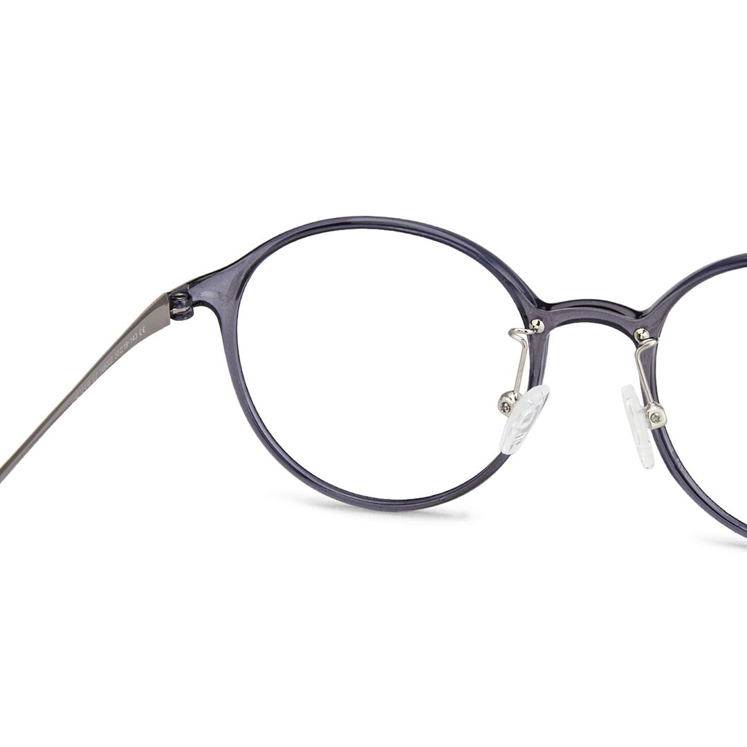 Lenskart Air Online Purple Transparent Full Rim Round right side