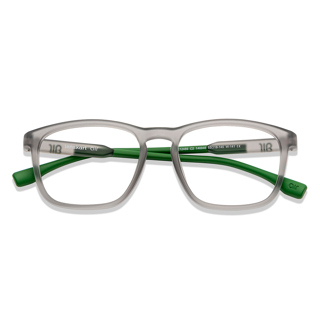 Lenskart Air Online Light Gray Full Rim Square left side