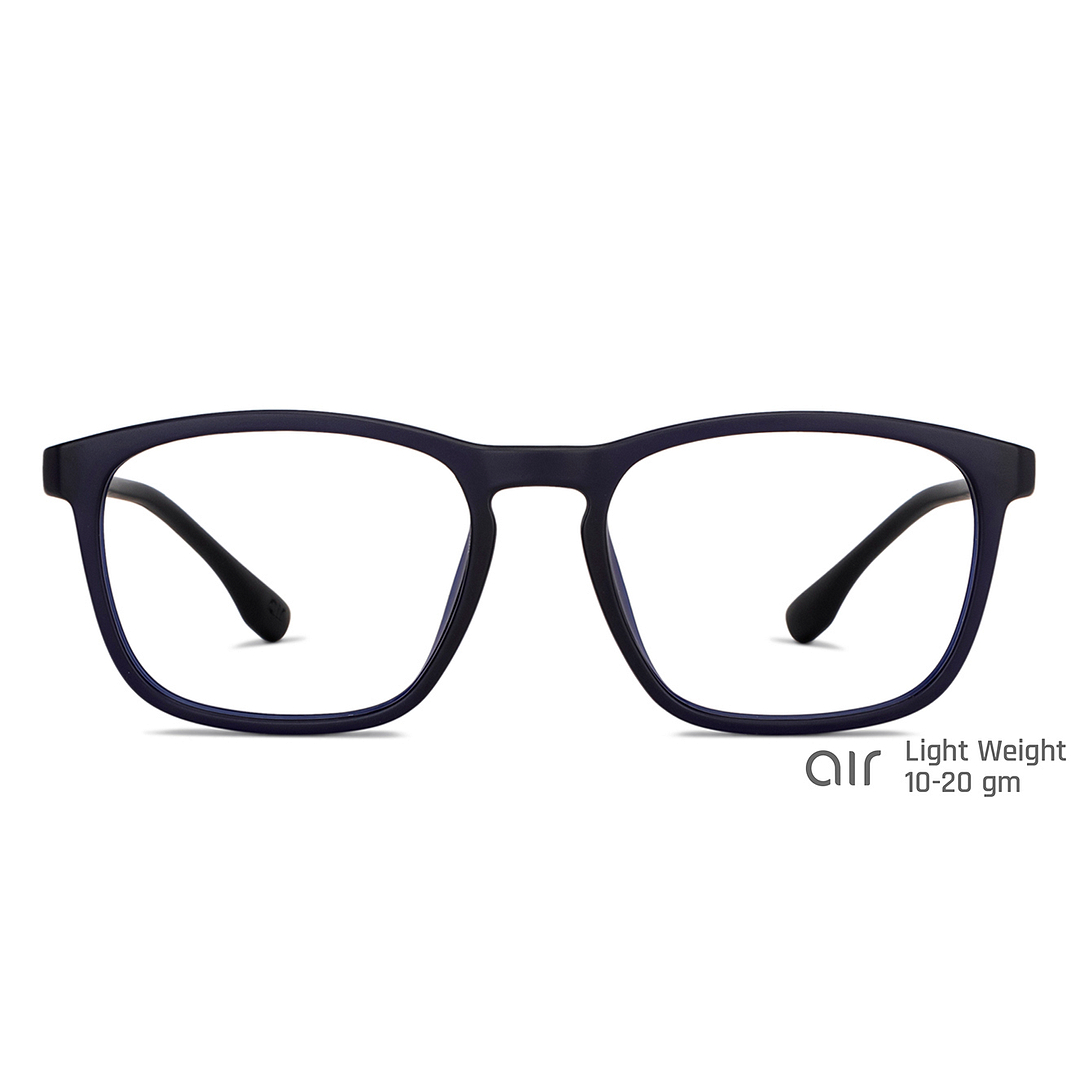 Lenskart Air Online Sky Blue Full Rim Square left side