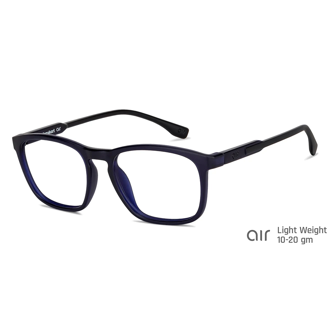 Lenskart Air Online Sky Blue Full Rim Square right side