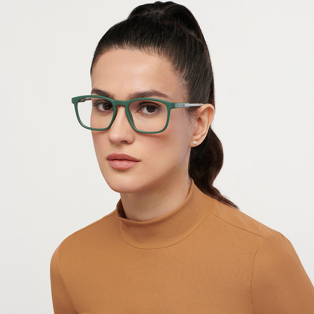 Lenskart Air Online Green Full Rim Square right side