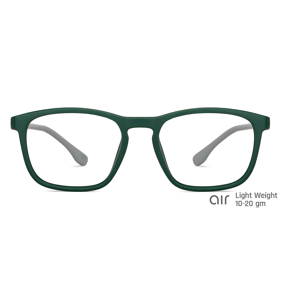 Lenskart Air Online Green Full Rim Square left side
