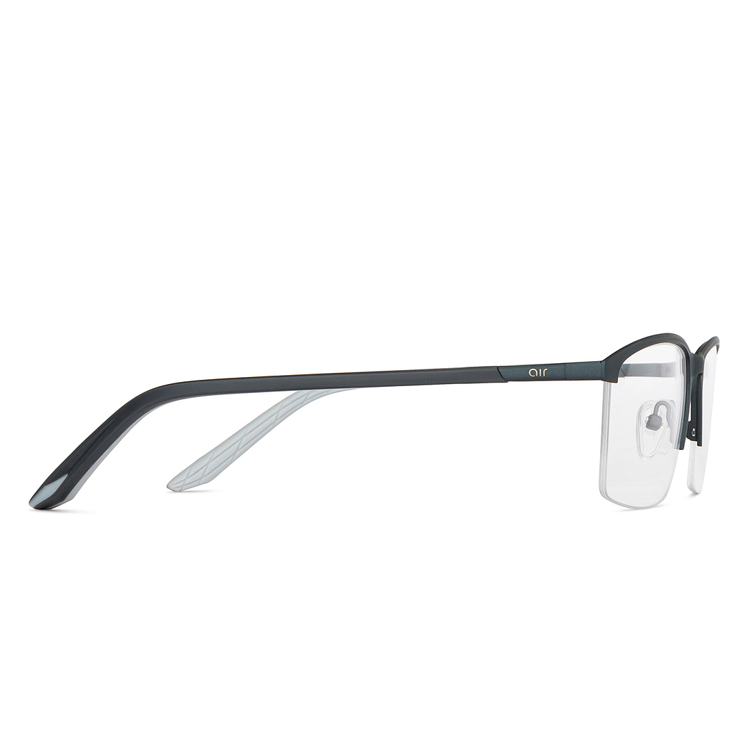 Lenskart Air Online Light Gray Half Rim Rectangle left side