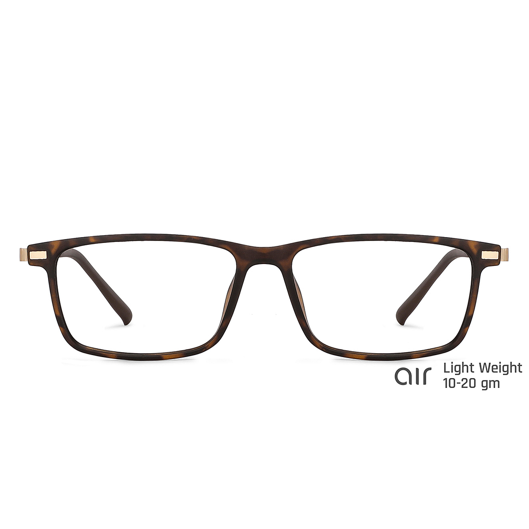 Lenskart Air Online Light Brown Full Rim Rectangle left side