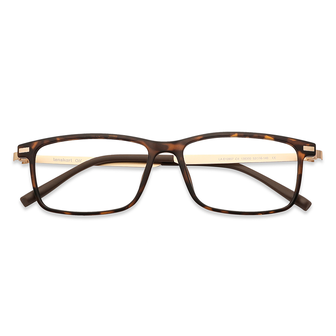 Lenskart Air Online Light Brown Full Rim Rectangle left side