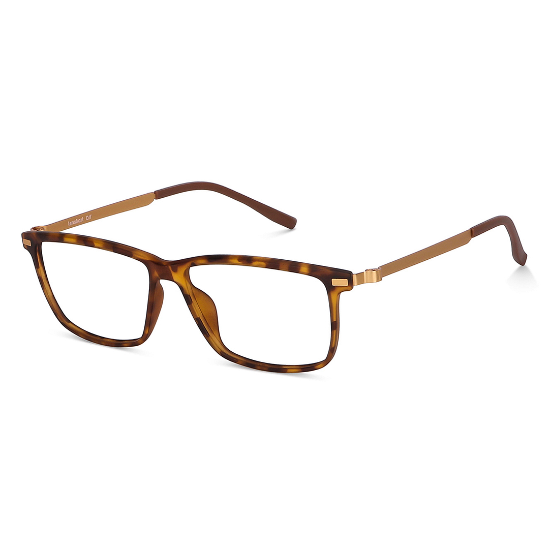 Lenskart Air Online Light Brown Full Rim Rectangle right side