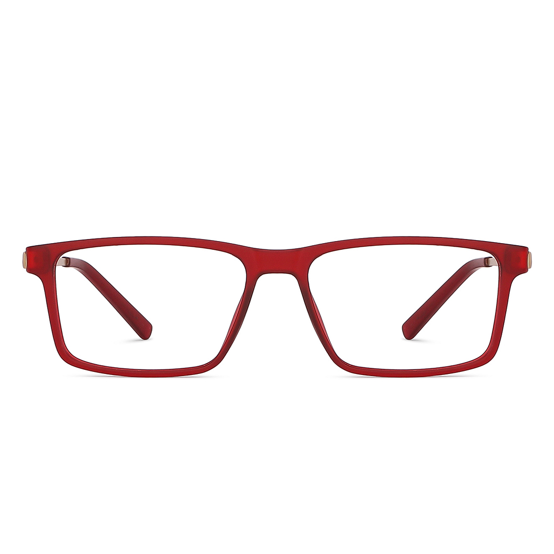 Lenskart Air Online Red Full Rim Rectangle left side