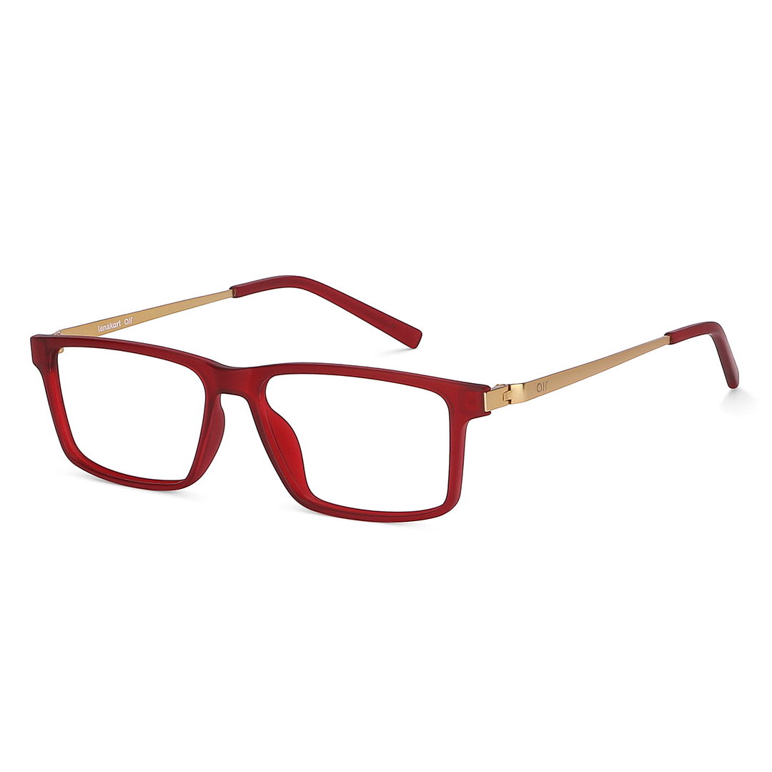 Lenskart Air Online Red Full Rim Rectangle right side