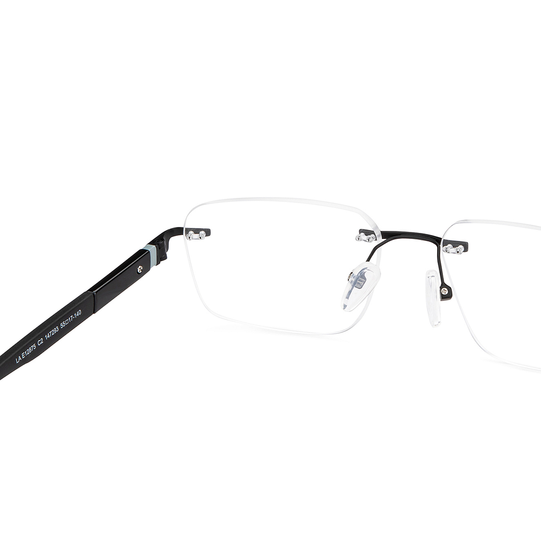 Lenskart Air Online Black Rimless Rectangle right side