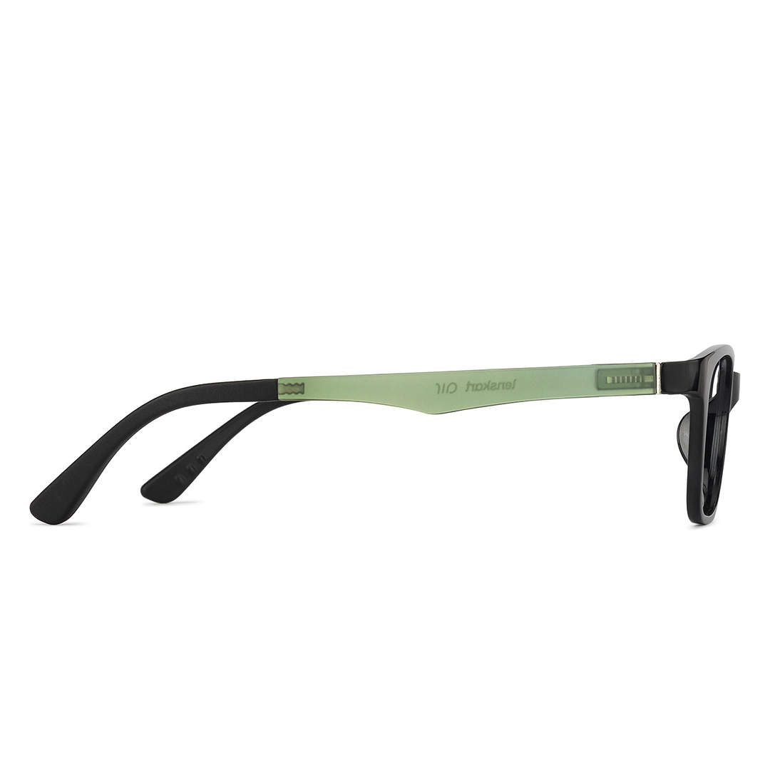 Hooper Online Black Full Rim Rectangle left side
