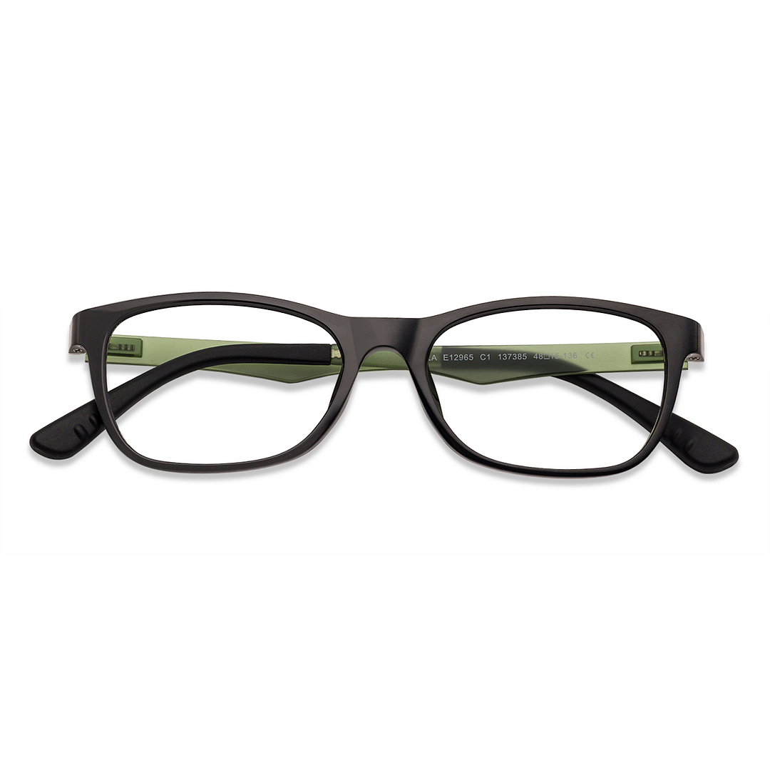 Hooper Online Black Full Rim Rectangle left side