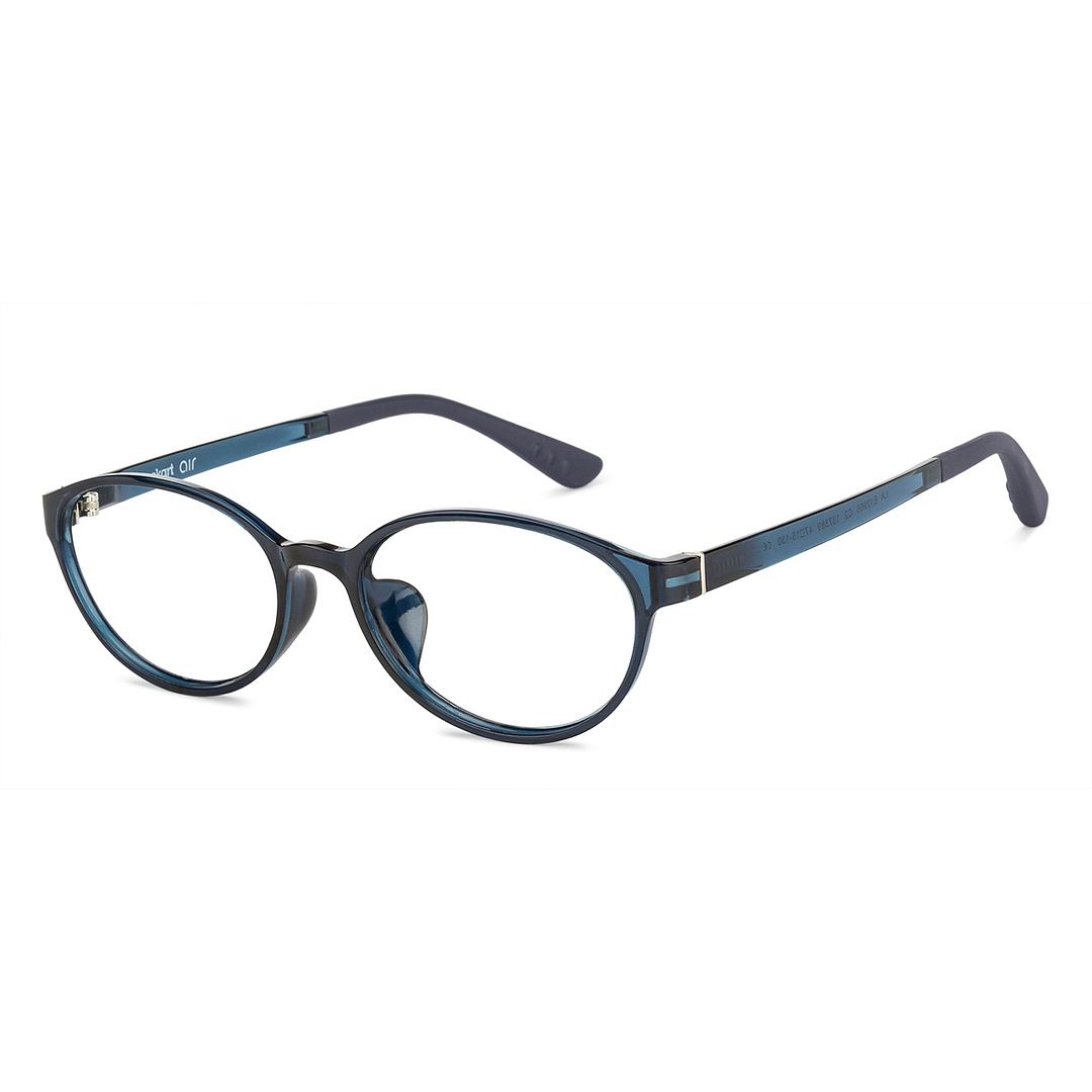 Hooper Online Navy Blue Full Rim Round right side