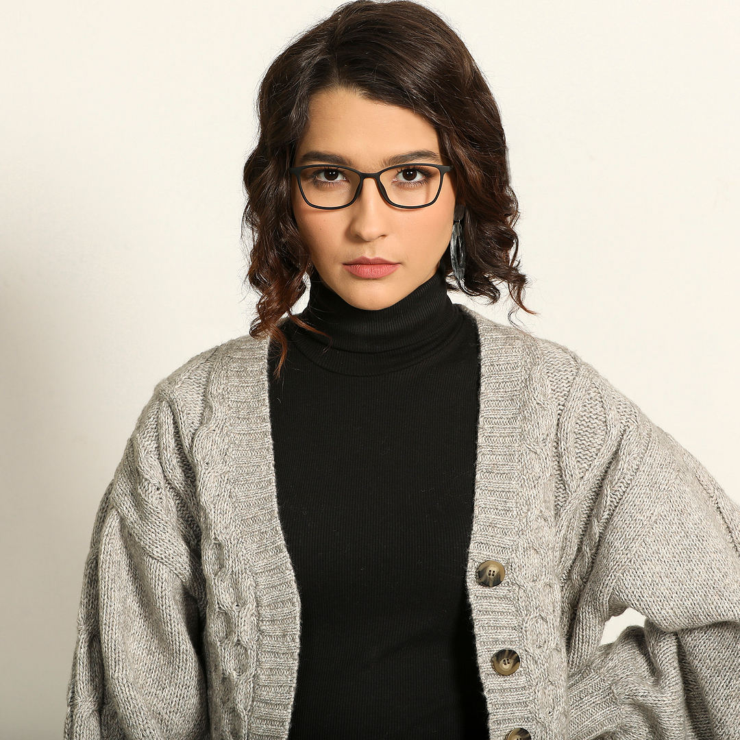 Lenskart Air Online Black Full Rim Square right side