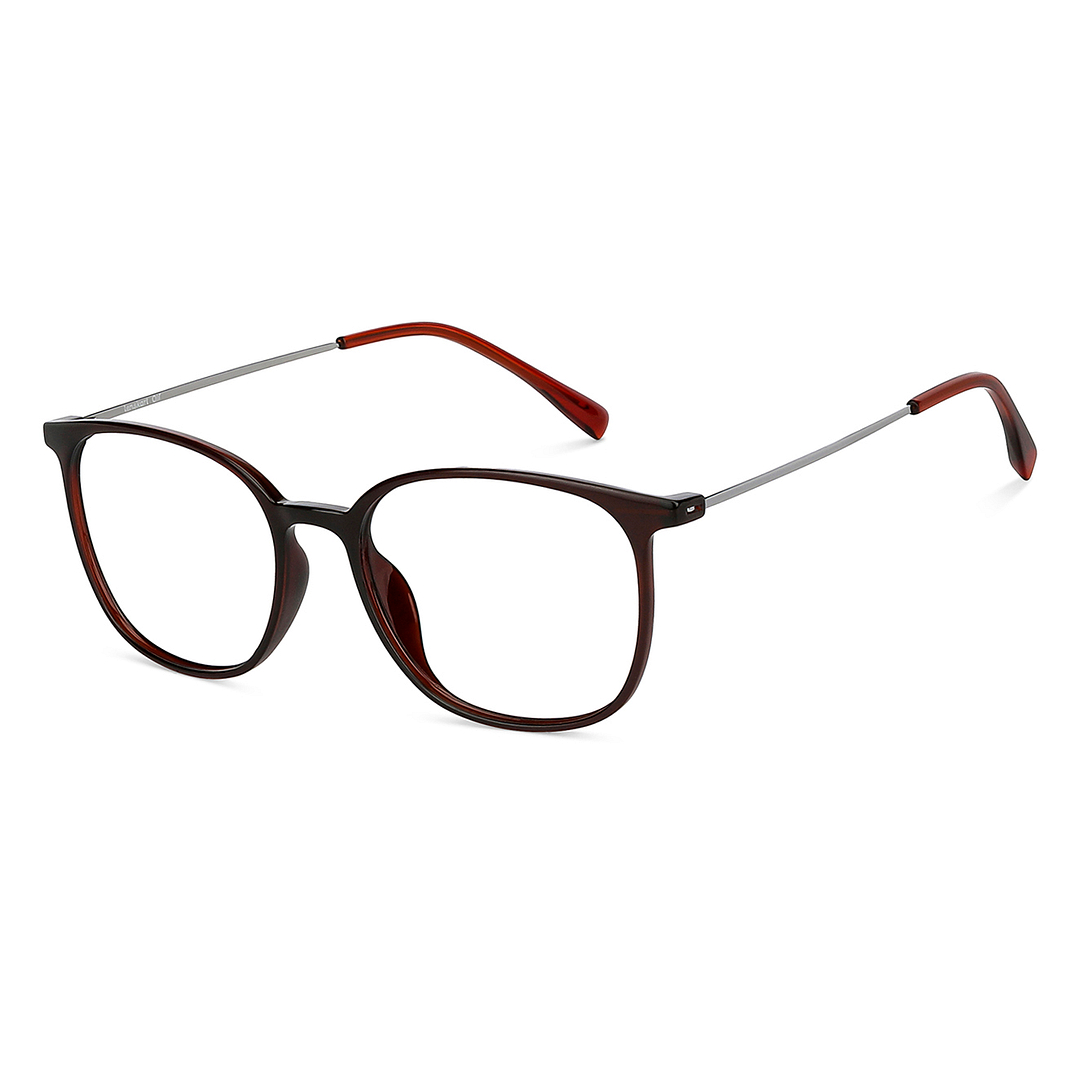 Lenskart Air Online Light Brown Full Rim Round right side