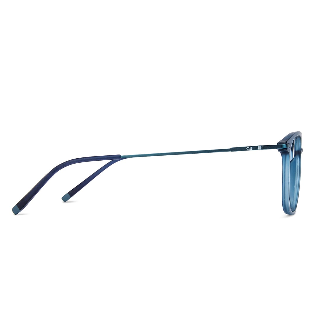 Lenskart Air Sky Blue Full Rim Square left side