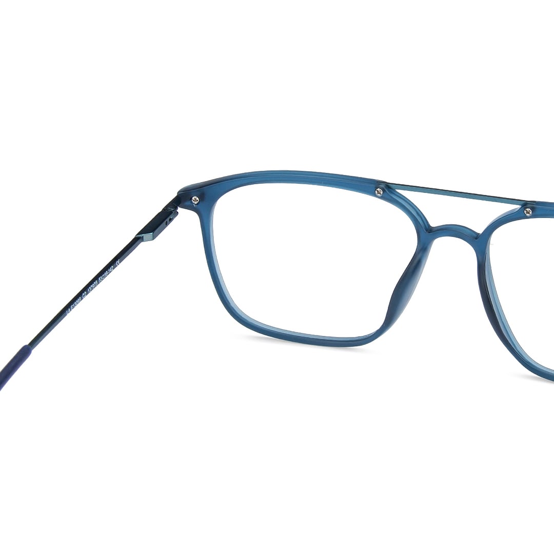 Lenskart Air Sky Blue Full Rim Square right side