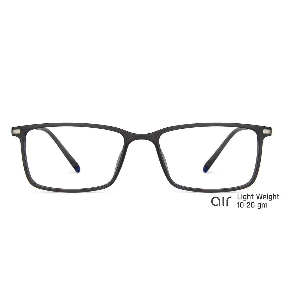 Lenskart Air Online Light Gray Full Rim Rectangle left side