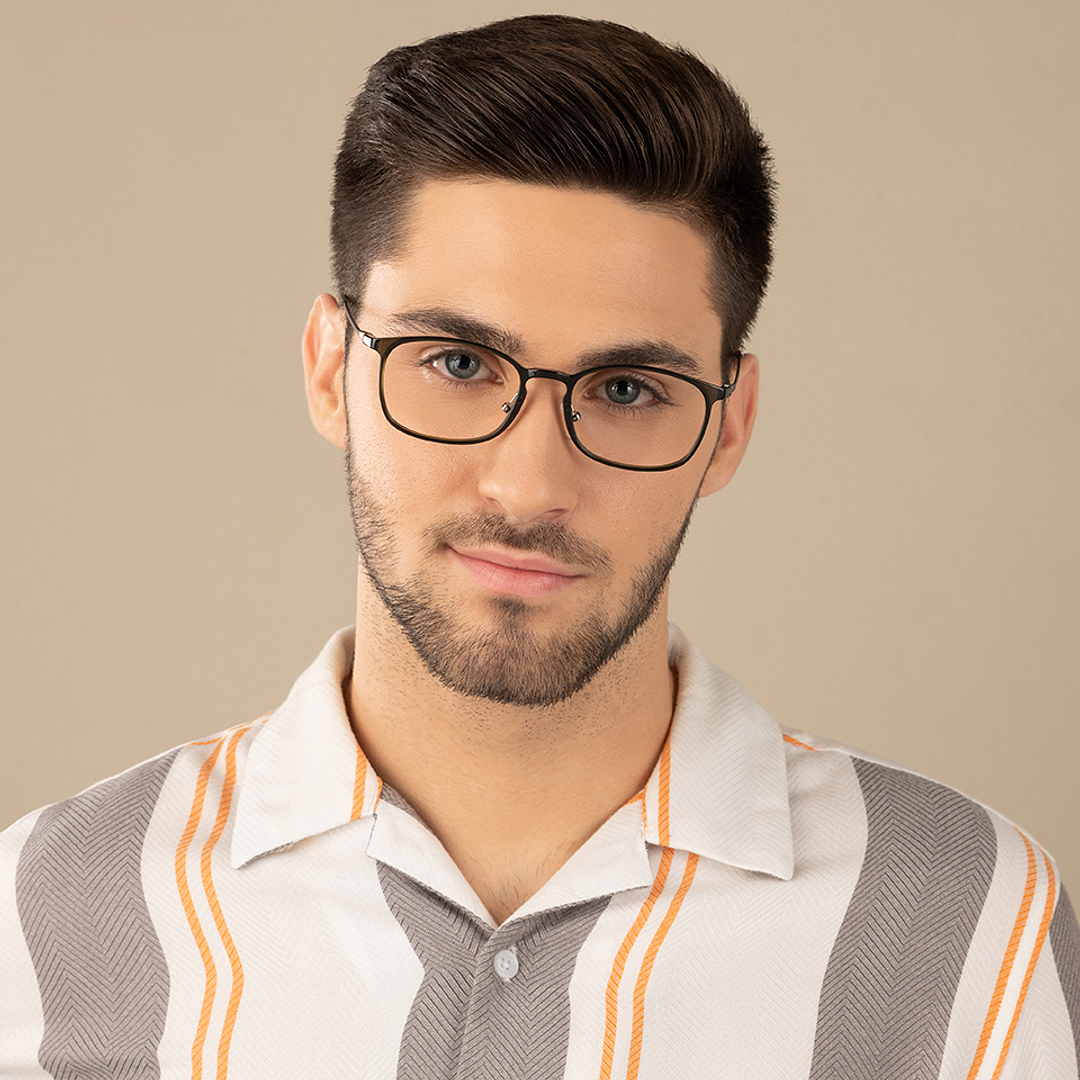 Lenskart Air Online Green Full Rim Square left side