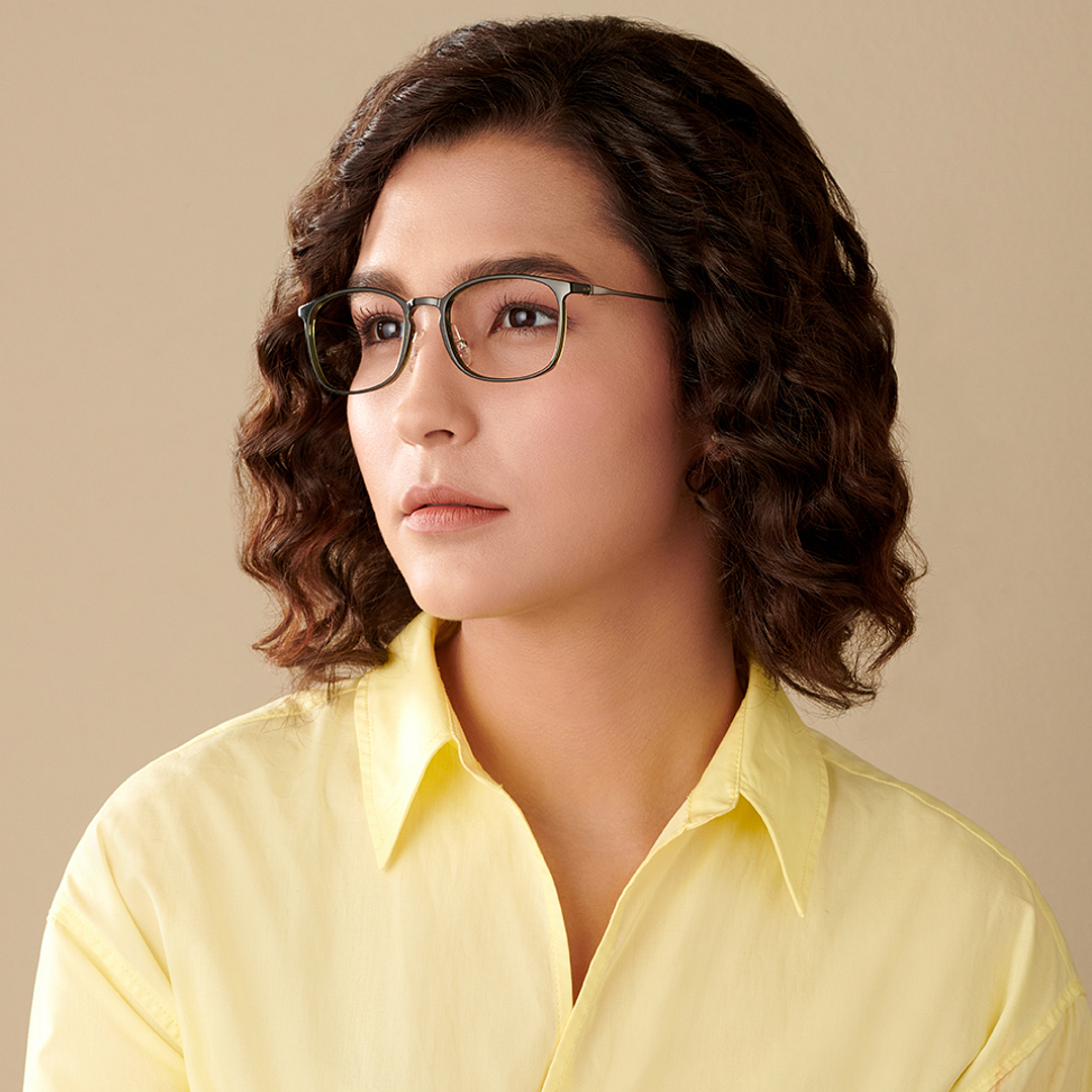 Lenskart Air Online Green Full Rim Square right side