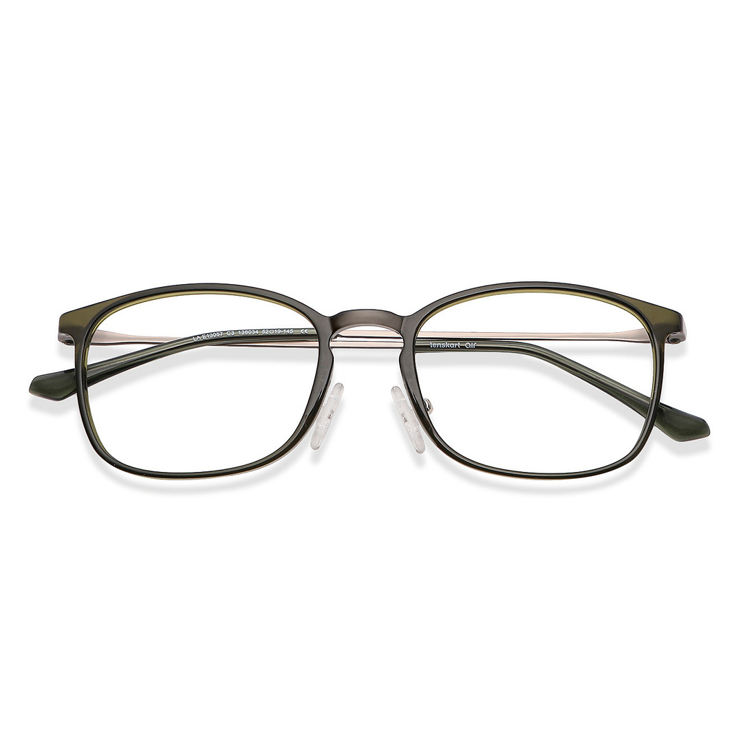 Lenskart Air Online Green Full Rim Square left side