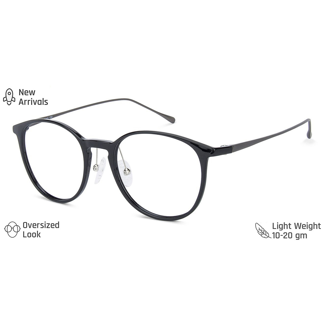 Lenskart Air Online Black Full Rim Round right side