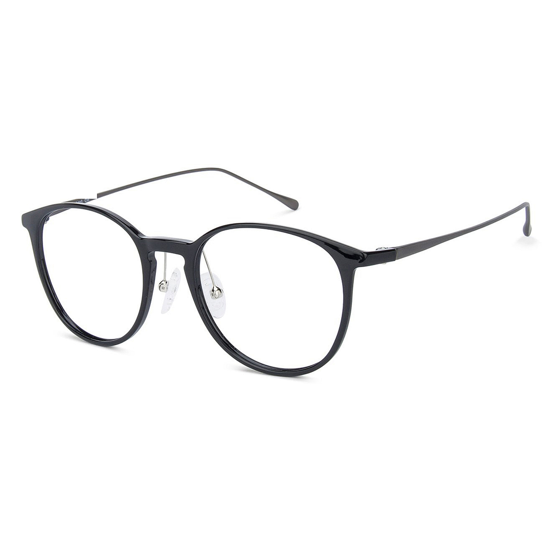 Lenskart Air Online Black Full Rim Round left side