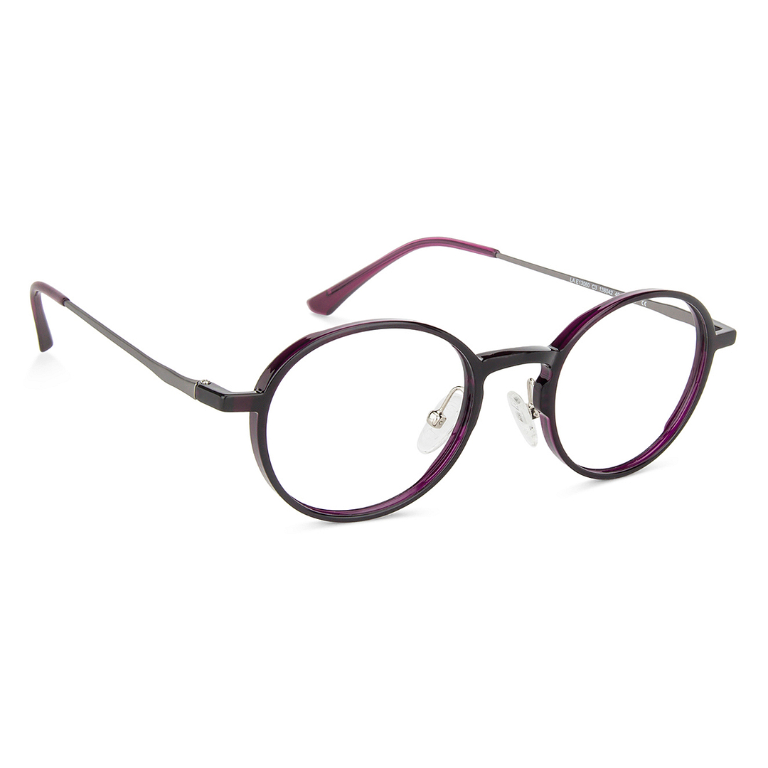 Lenskart Air Online Purple Full Rim Round left side