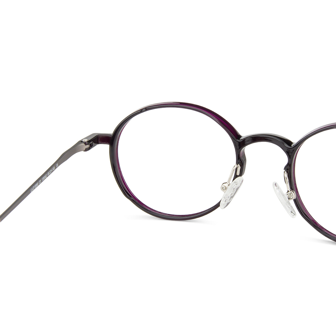 Lenskart Air Online Purple Full Rim Round left side