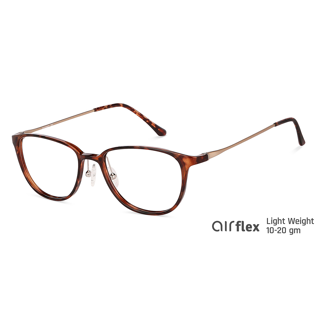 Lenskart Air Online Light Brown Full Rim Square left side