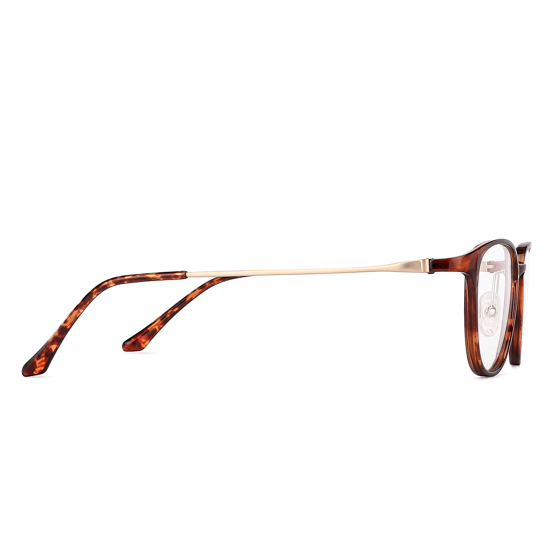 Lenskart Air Online Light Brown Full Rim Square left side