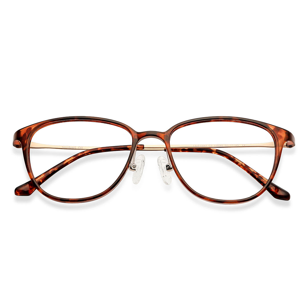 Lenskart Air Online Light Brown Full Rim Square left side