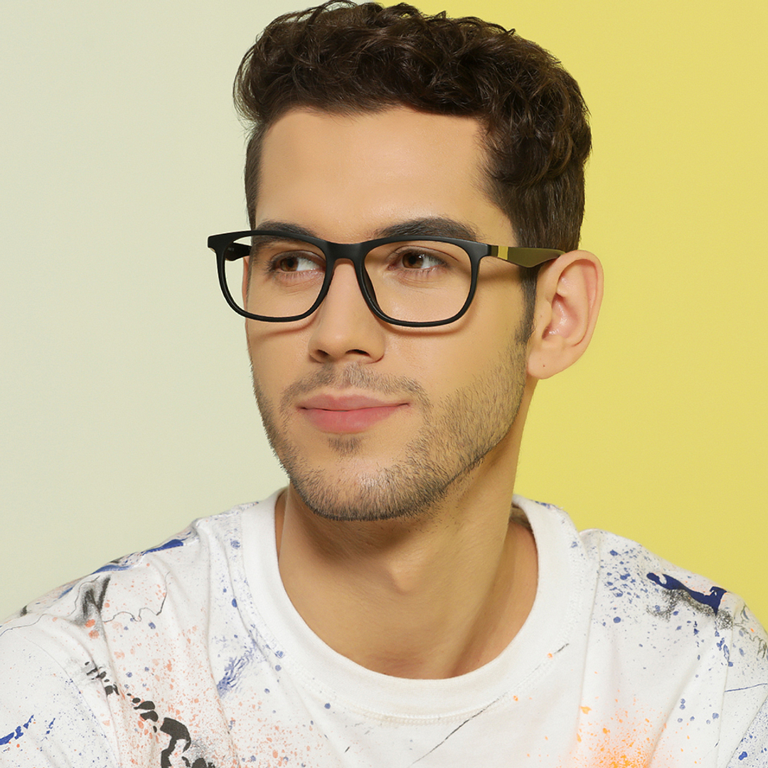 Lenskart Air Black Full Rim Square right side