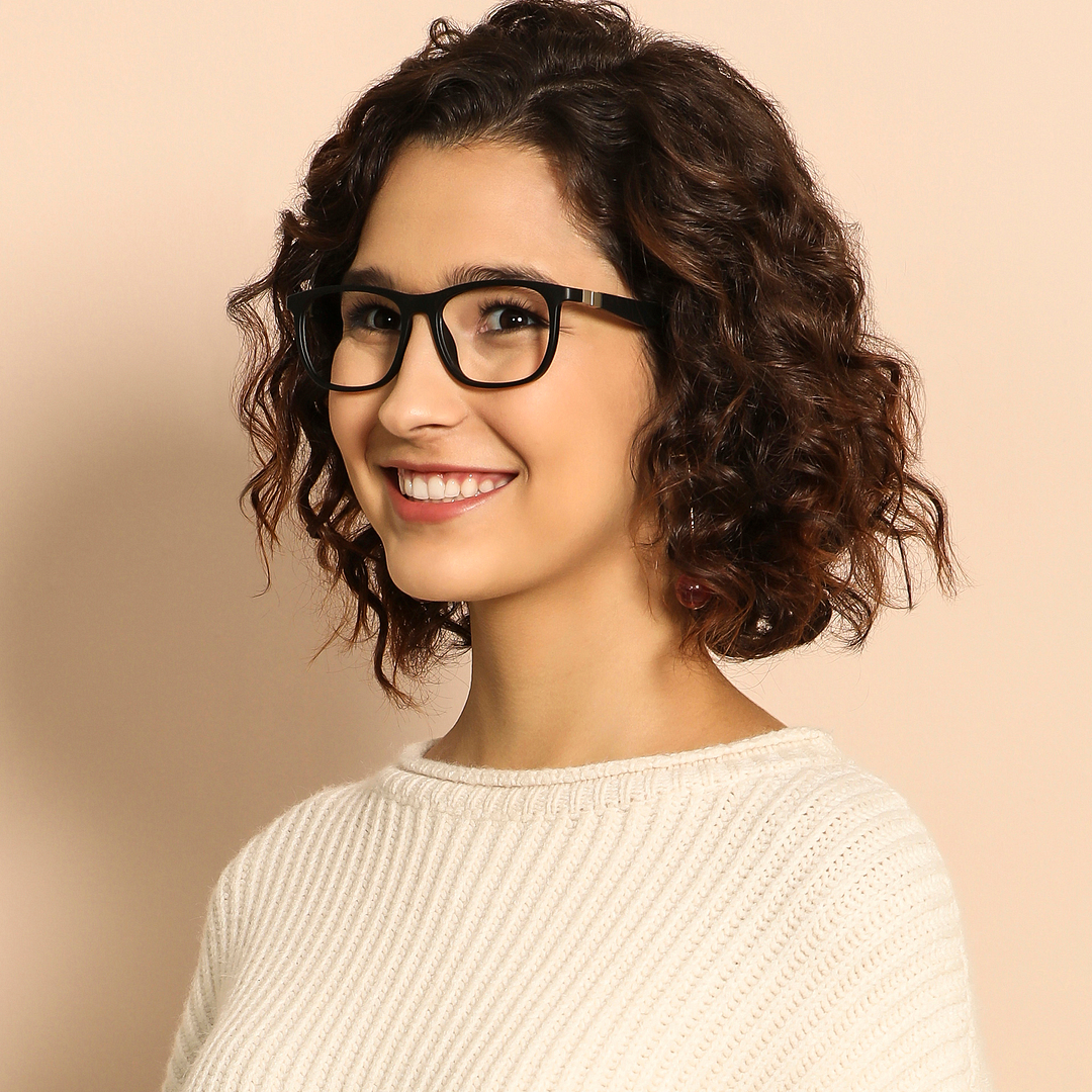 Lenskart Air Black Full Rim Square right side