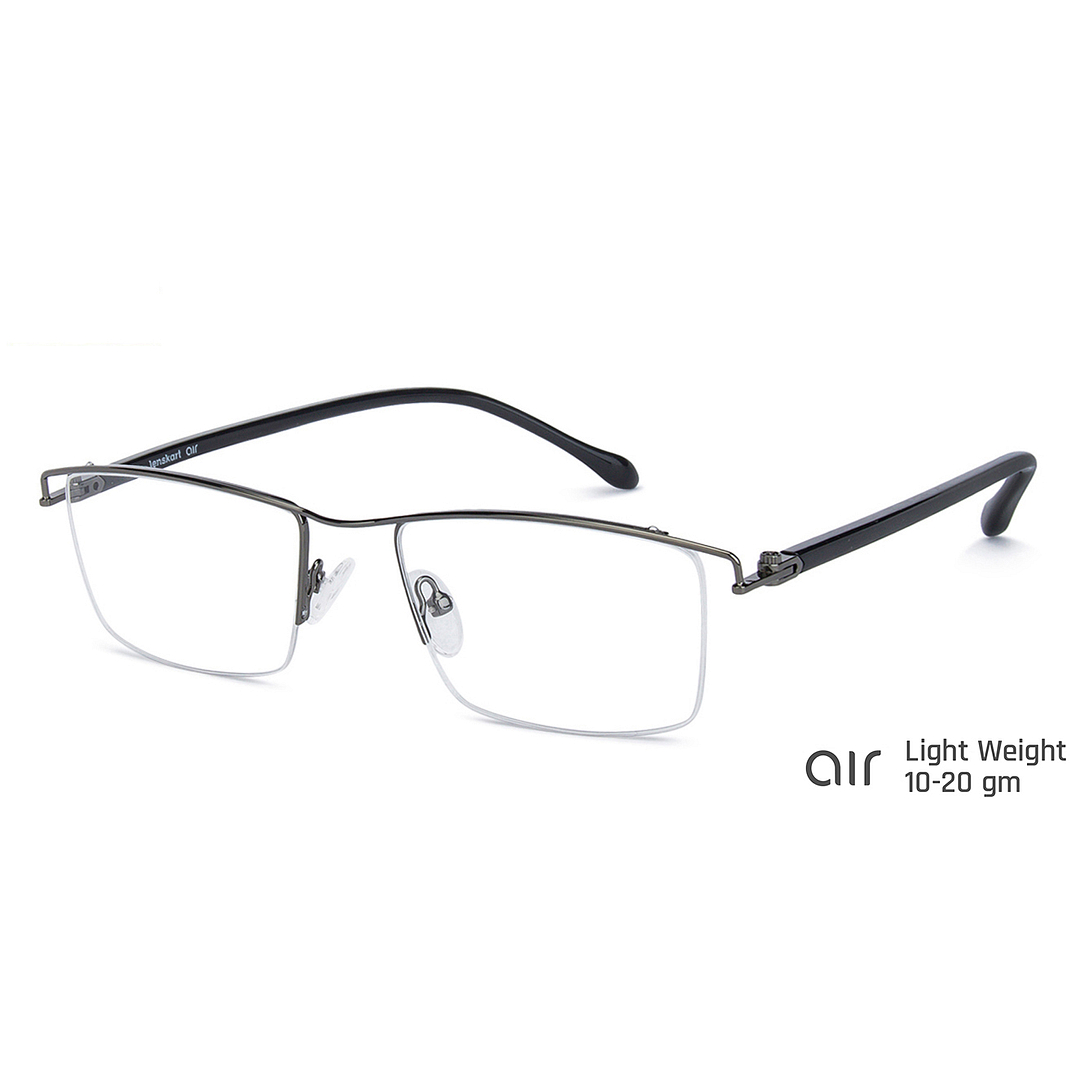 Lenskart Air Online Black Half Rim Rectangle right side