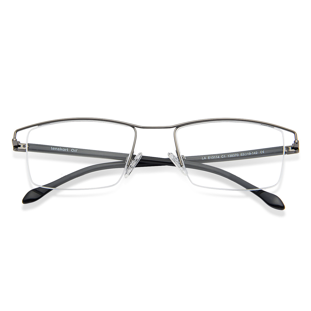 Lenskart Air Online Black Half Rim Rectangle right side