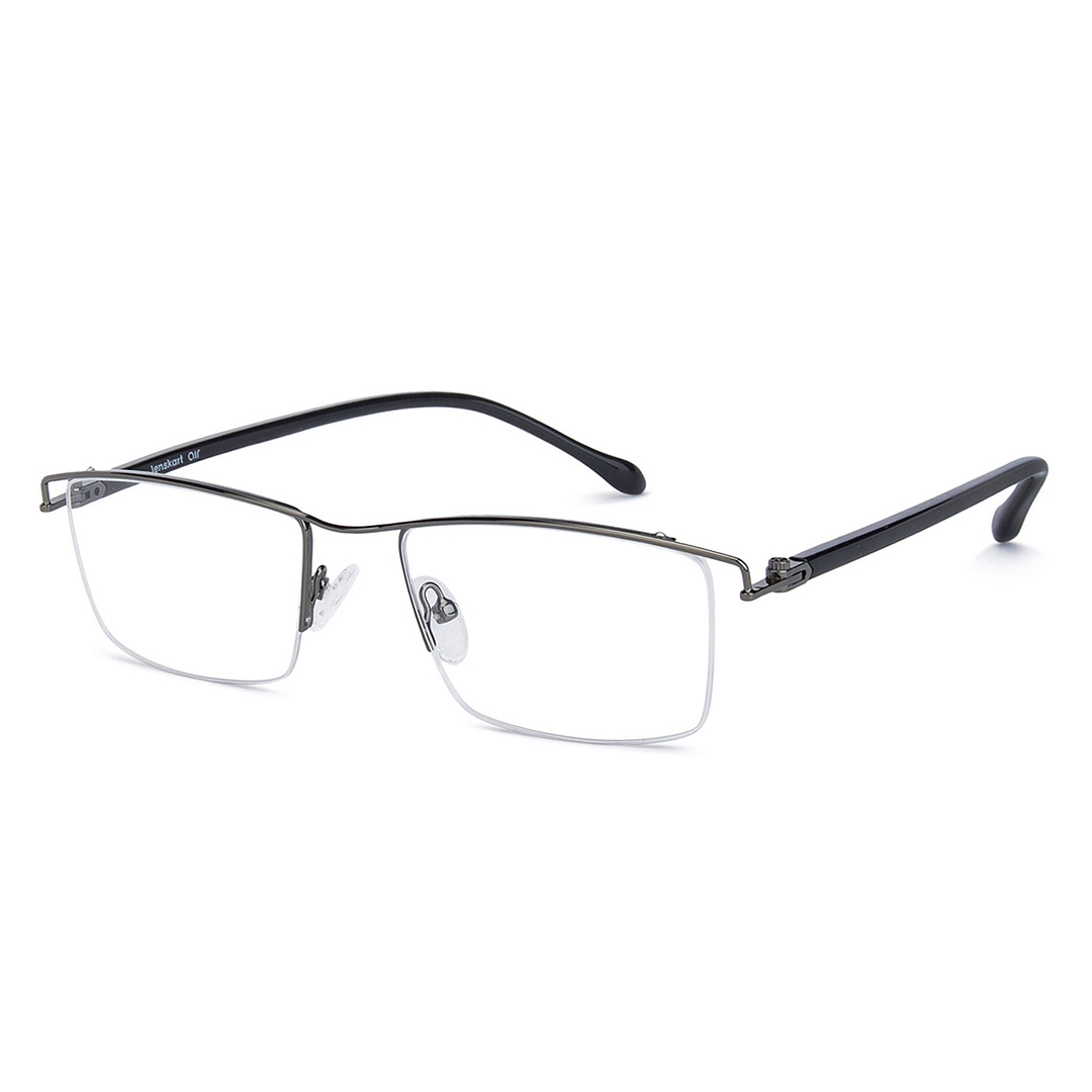Lenskart Air Online Black Half Rim Rectangle left side