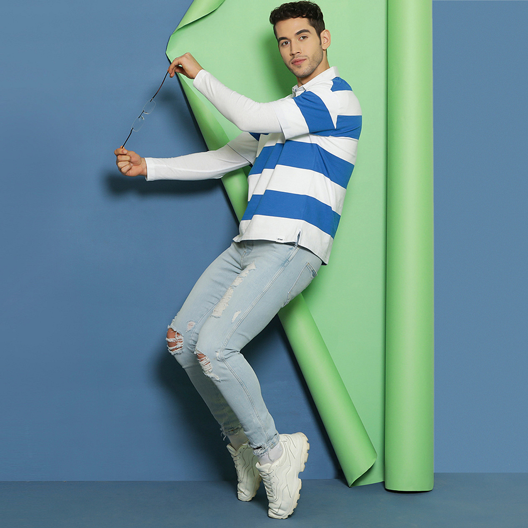 Lenskart Air Online Red Rimless Rectangle right side