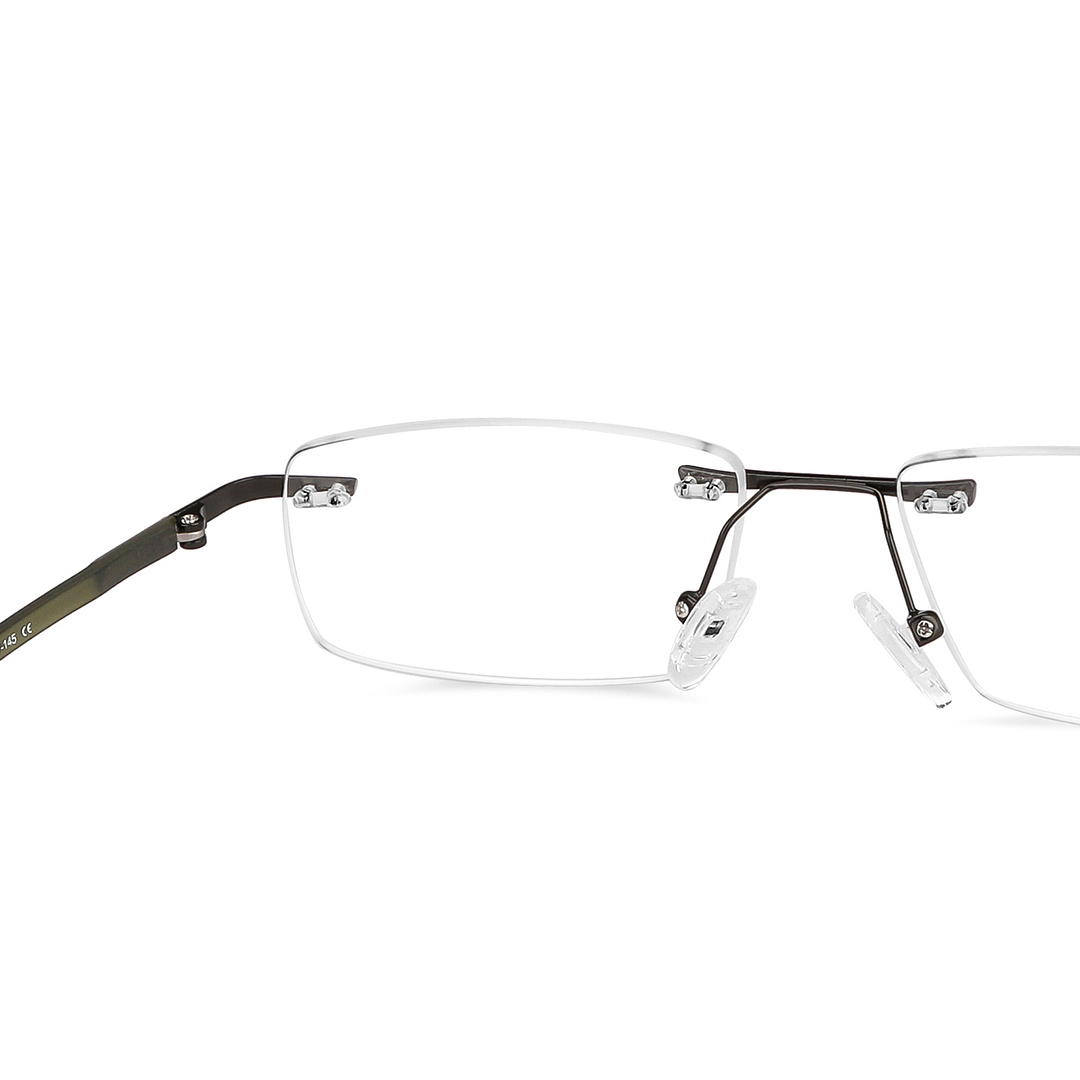 Lenskart Air Online Black Rimless Rectangle right side