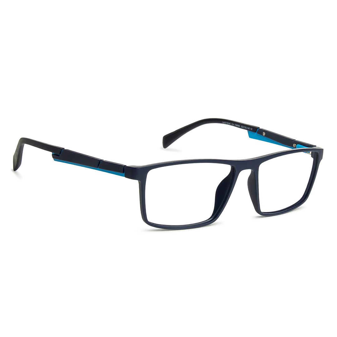 Lenskart Air Online Sky Blue Full Rim Rectangle left side