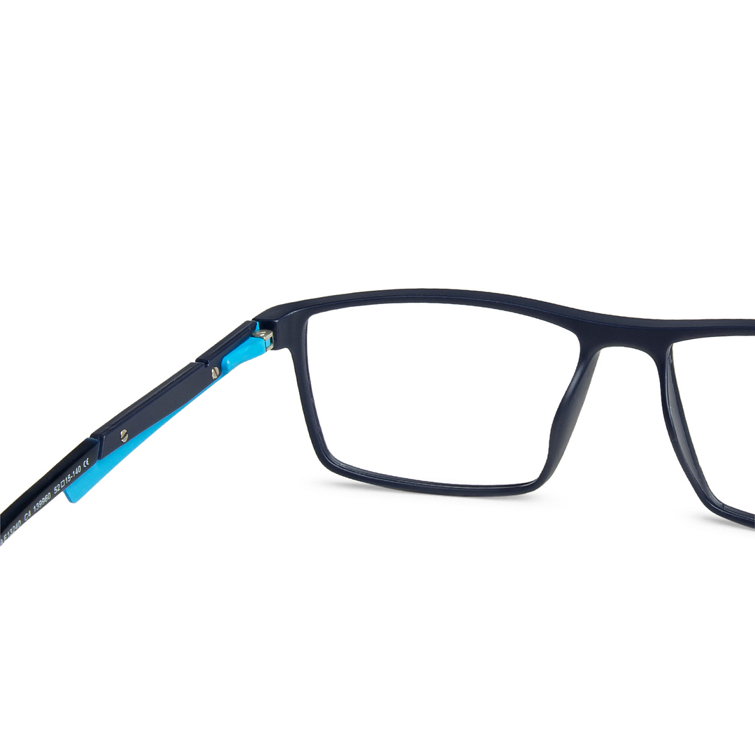 Lenskart Air Online Sky Blue Full Rim Rectangle left side