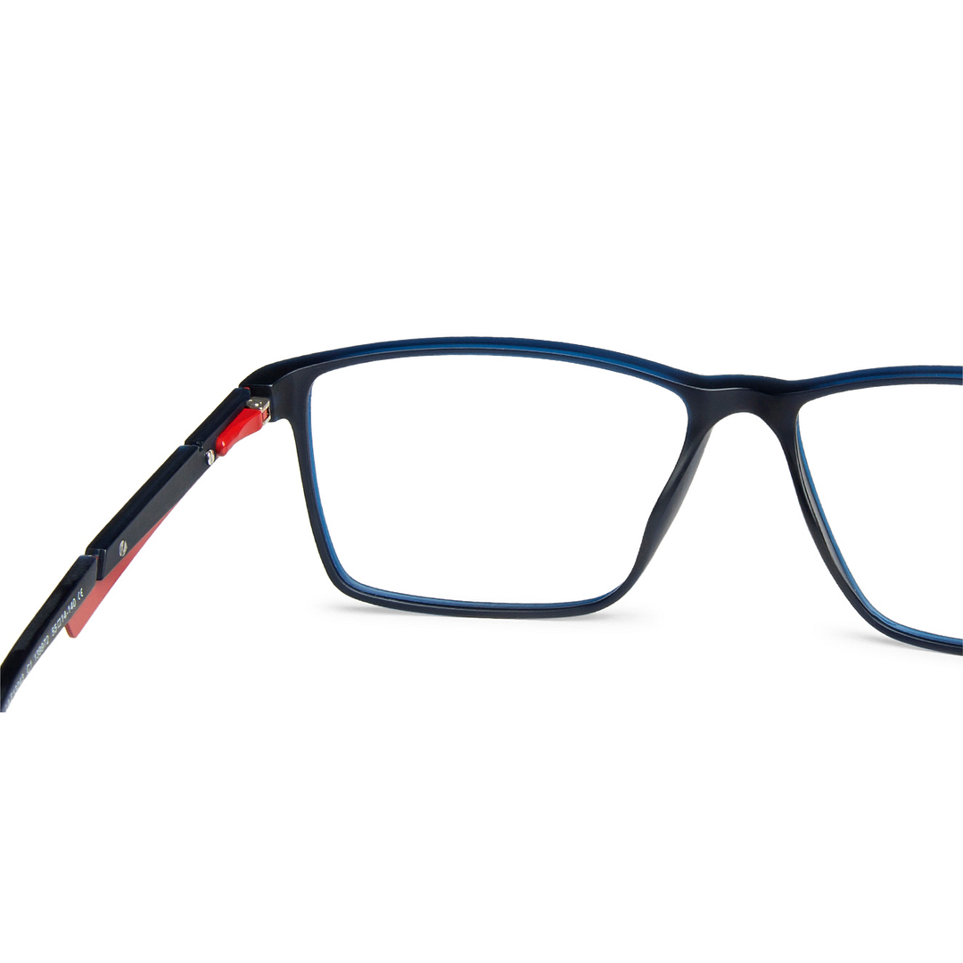 Lenskart Air Online Sky Blue Full Rim Square left side