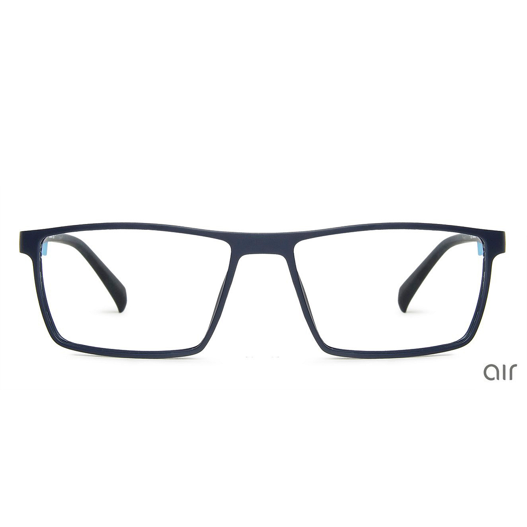 Lenskart Air Online Sky Blue Full Rim Rectangle left side