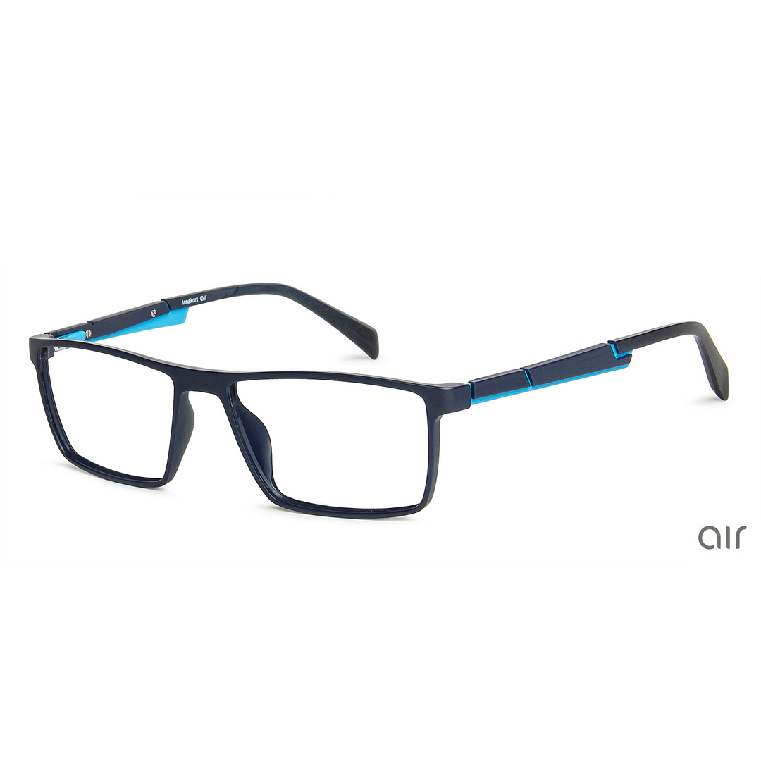 Lenskart Air Online Sky Blue Full Rim Rectangle right side